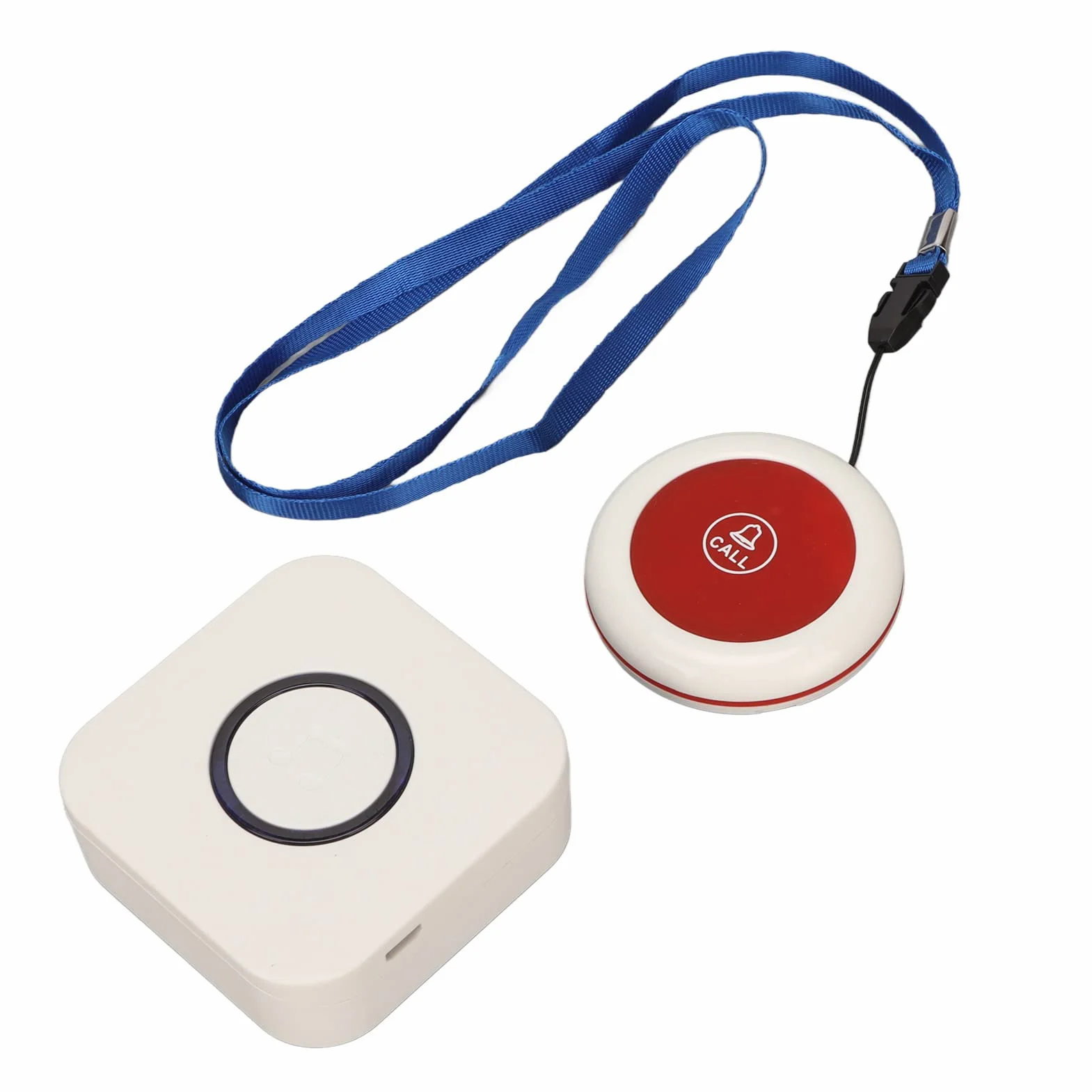 Yctze Cercapersone Wireless, Sistemi di Pulsanti di Chiamata per Anziani, Dispositivi di Allarme Caduta per Anziani, Pulsanti di Aiuto con Collana, Volume 38 Musica a 4 Livelli
