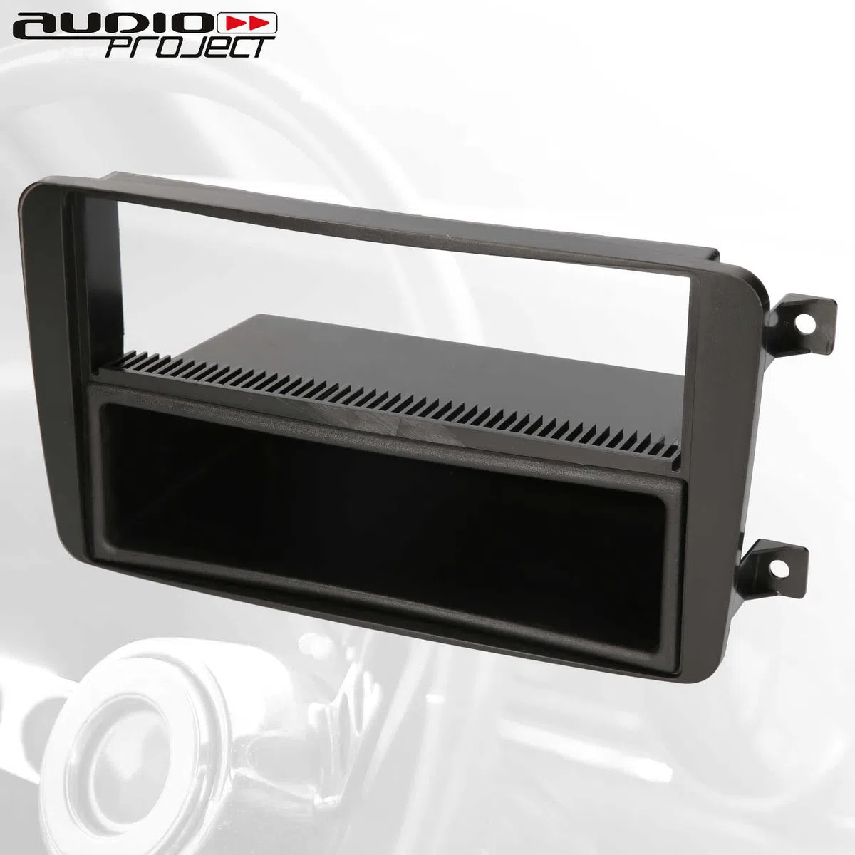 Audioproject A219 - Mascherina-2-DIN universale per autoradio compatibile con:MERCEDES BENZ C-Klasse W203 S203 CLK A209 Viano Vito Bj. 2000-2006 ISO - nero