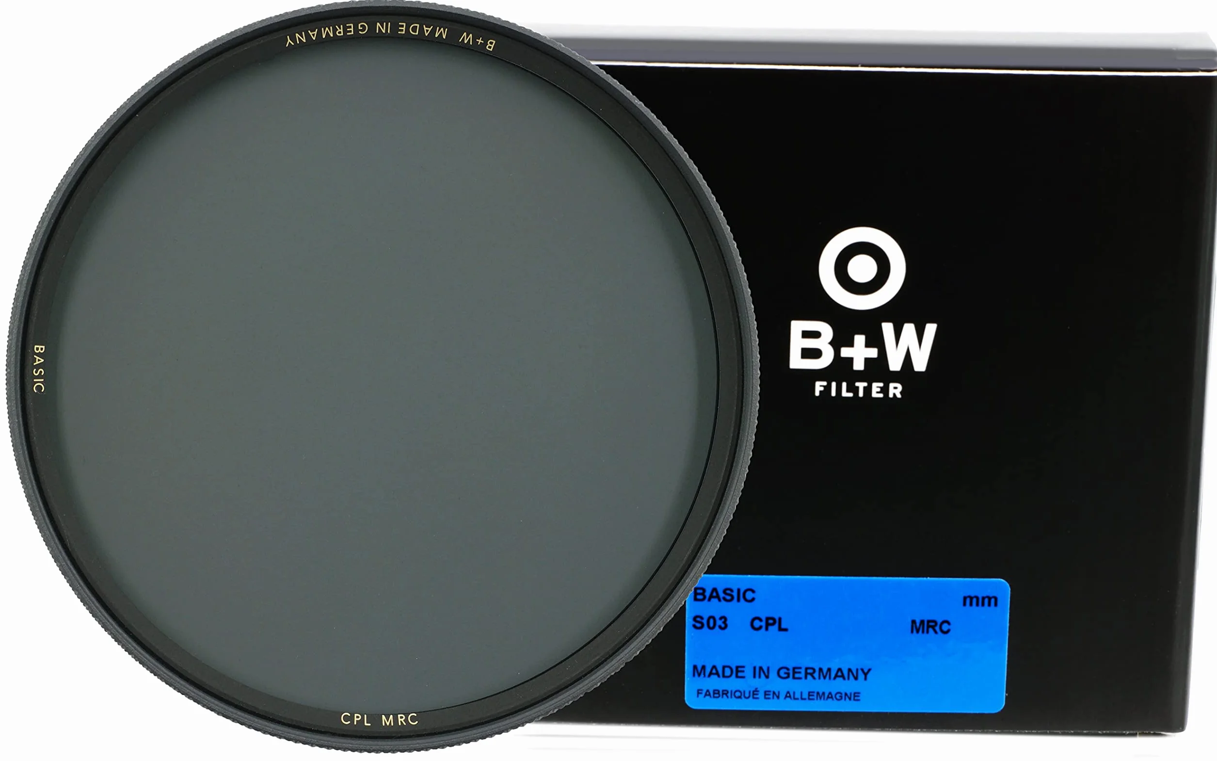 B+W Basic Circular Polarising Filter MRC 82mm - Sostituisce F-Pro 66-1081903