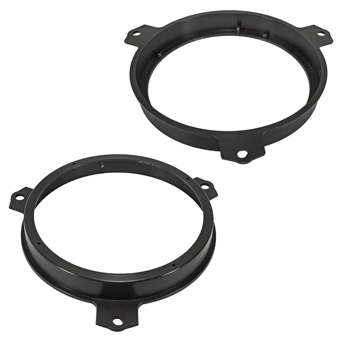 tomzz Audio 2808-000 Anelli per altoparlanti staffe adattatore compatibile con Citroen C1 Peugeot 108 Toyota Aygo Yaris RAV4 Subaru Outback porta anteriore per 165 millimetri altoparlanti DIN