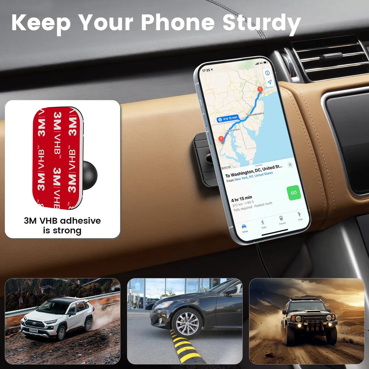Compatibile con Supporto Auto MagSafe, Caricatore Wireless Auto Magnetico, Supporto Cellulare Auto Magnetico, Porta Cellulare da Auto Universale Compatibile per iPhone serie 14 13 12 MagSafe Case