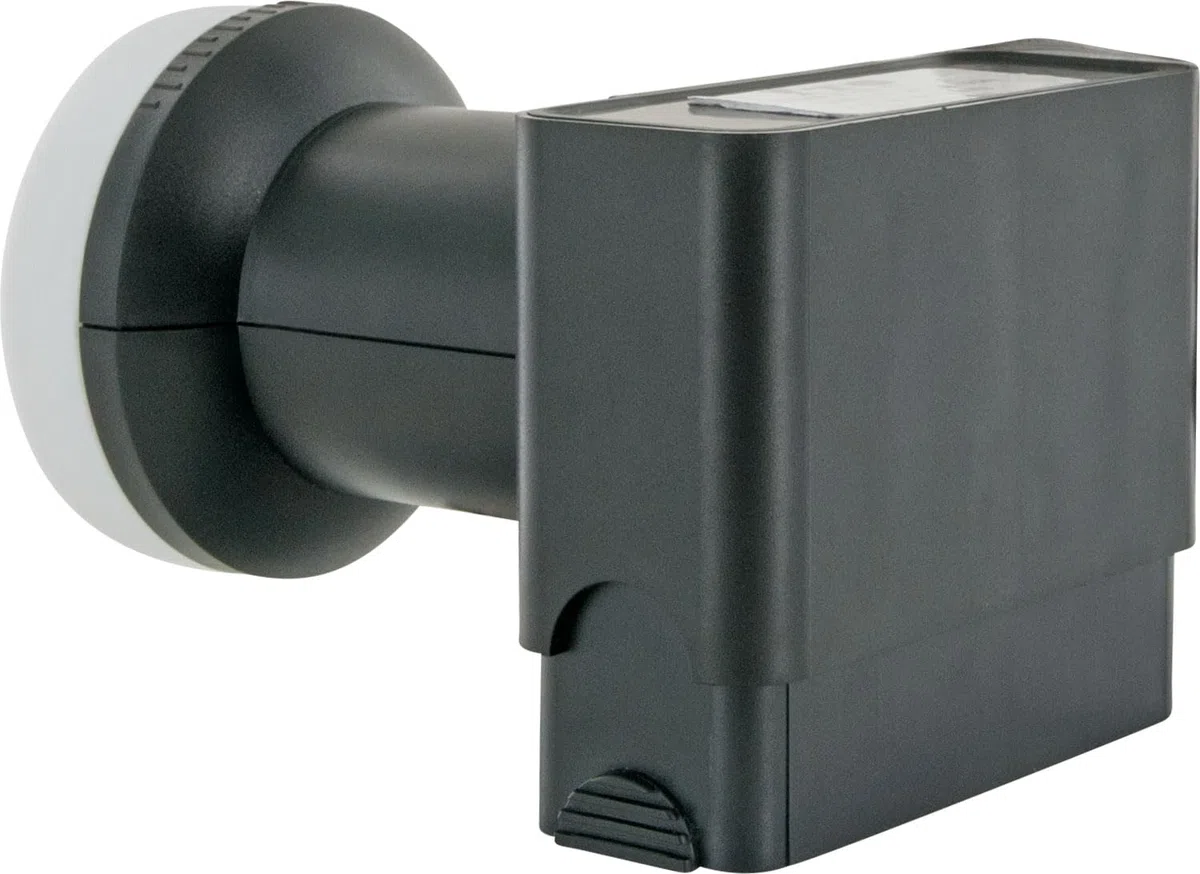 SCHWAIGER 296 Quad LNB Low Noise Blockconverter Digitale LNB cap Accessori per Parabole satellitari Multifeed Protezione dalle intemperie Antracite