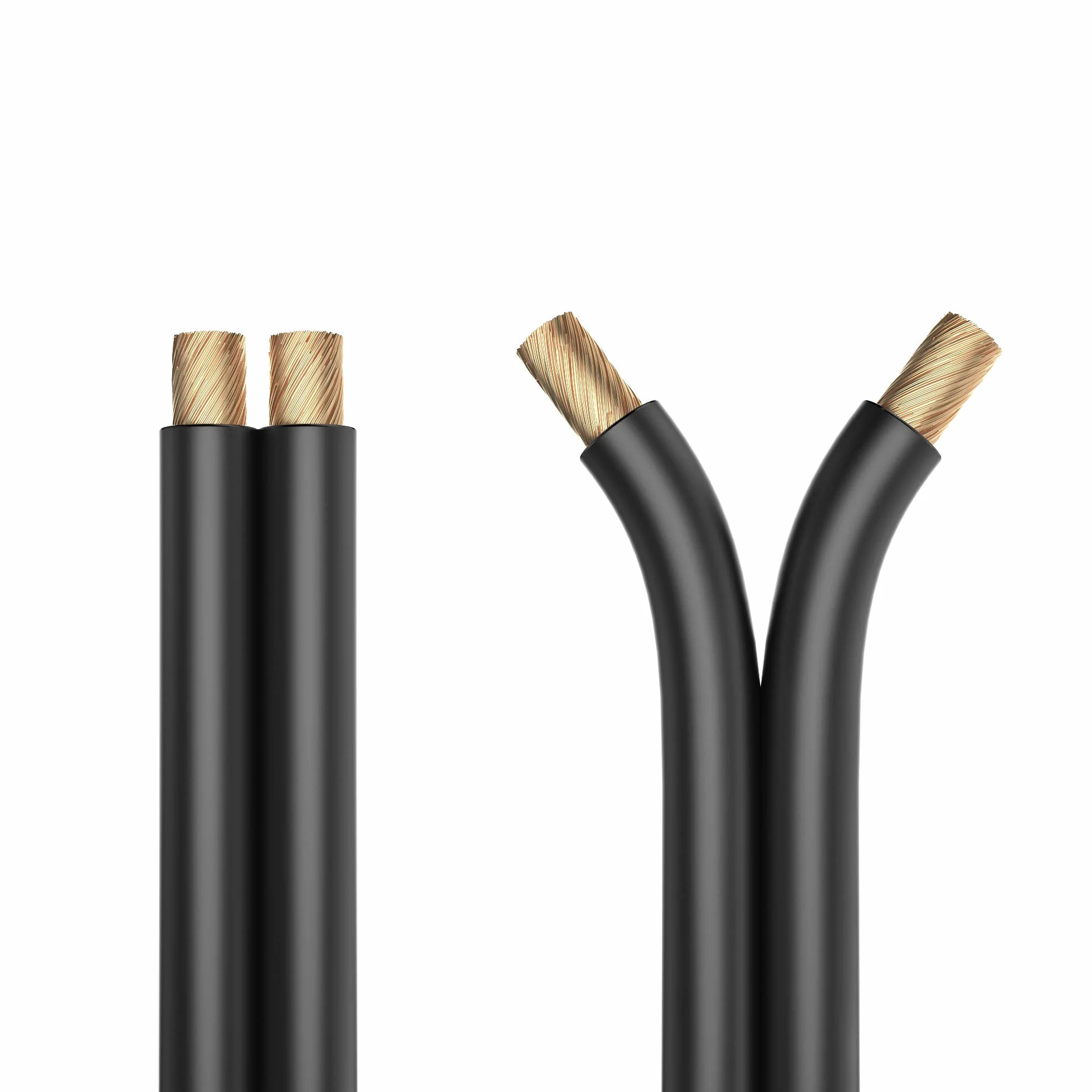 PureLink Cavo per altoparlanti cavo per altoparlanti OFC 2x4,00mm² 0,20mm, 20,0m, cavo in rame puro per cabinet di altoparlanti hi-fi subwoofer, cavo audio con etichettatura di polarità, nero