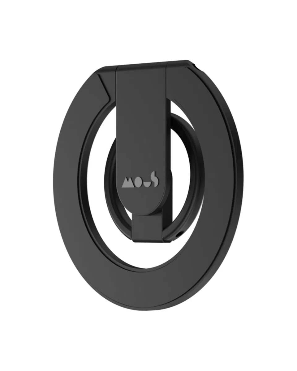 Mous - Anello y supporto magnetico per Magsafe e Pixelsnap - Accessorio impugnatura per iPhone 17/16/15/14, Pixel 10, S26/S25 Serie e Custodie MagSafe