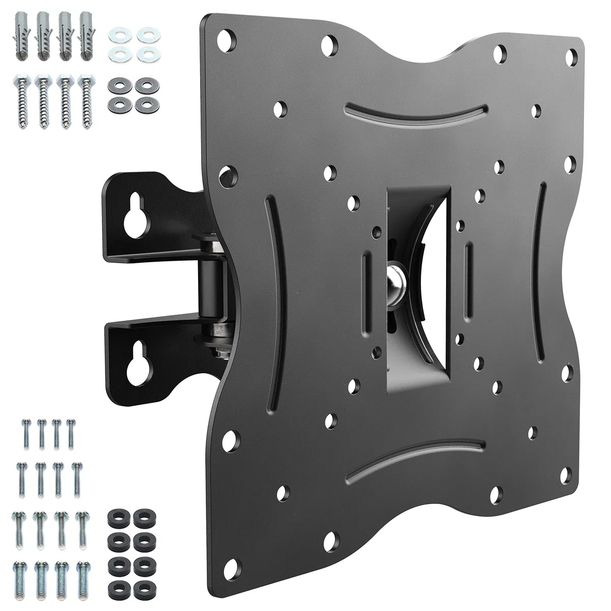 RICOO R12 Supporto TV da parete Staffa TV 32-55 pollici per 32 55 pollici girevole inclinabile fino a 30 kg max VESA 200x200