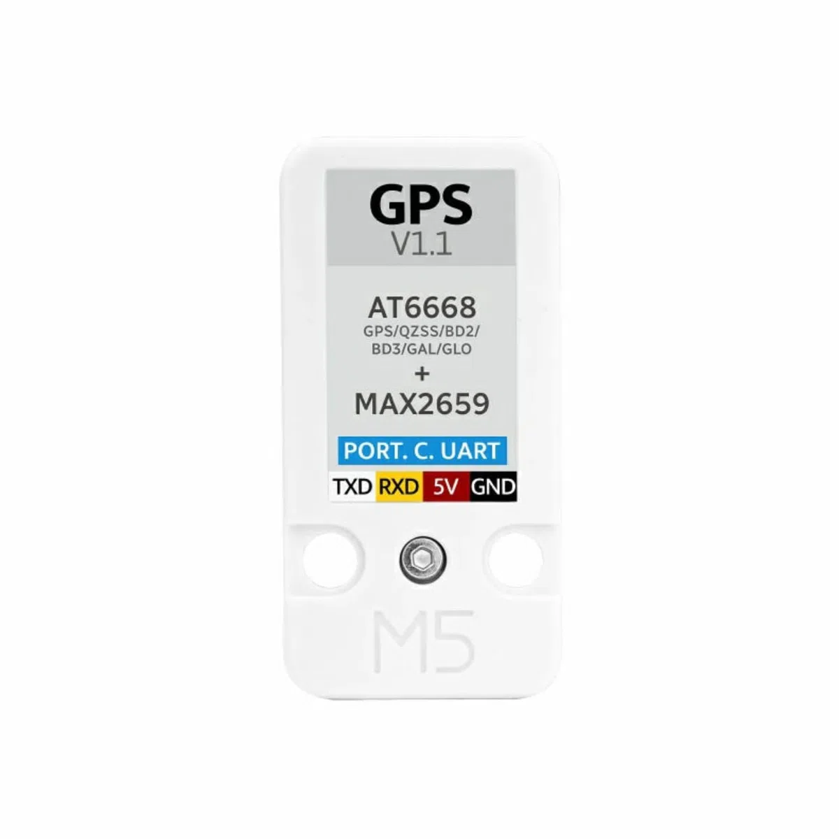 M5Stack Modulo GPS/BDS v1.1 (AT6668) - Modulo di navigazione GNSS con antenna in ceramica, multi-frequenza, multisistema per auto e IoT