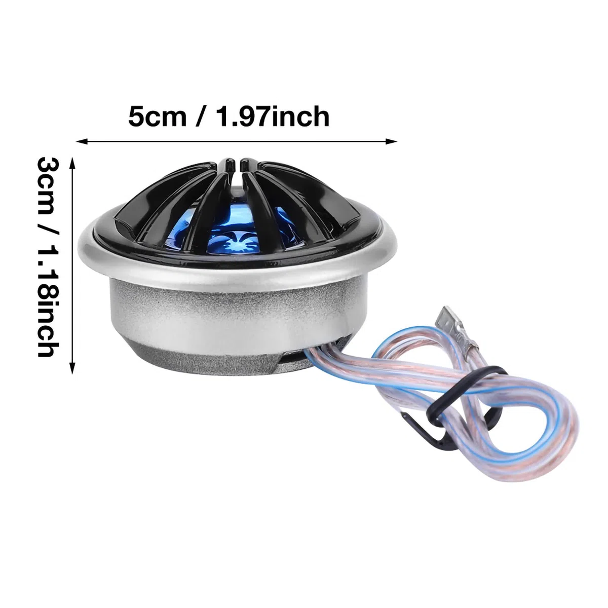 Elerose Altoparlante per auto Tweeter 1 paio Altoparlante per auto Lettore musicale Audio Super Power Loud Dome Tweeter 150W