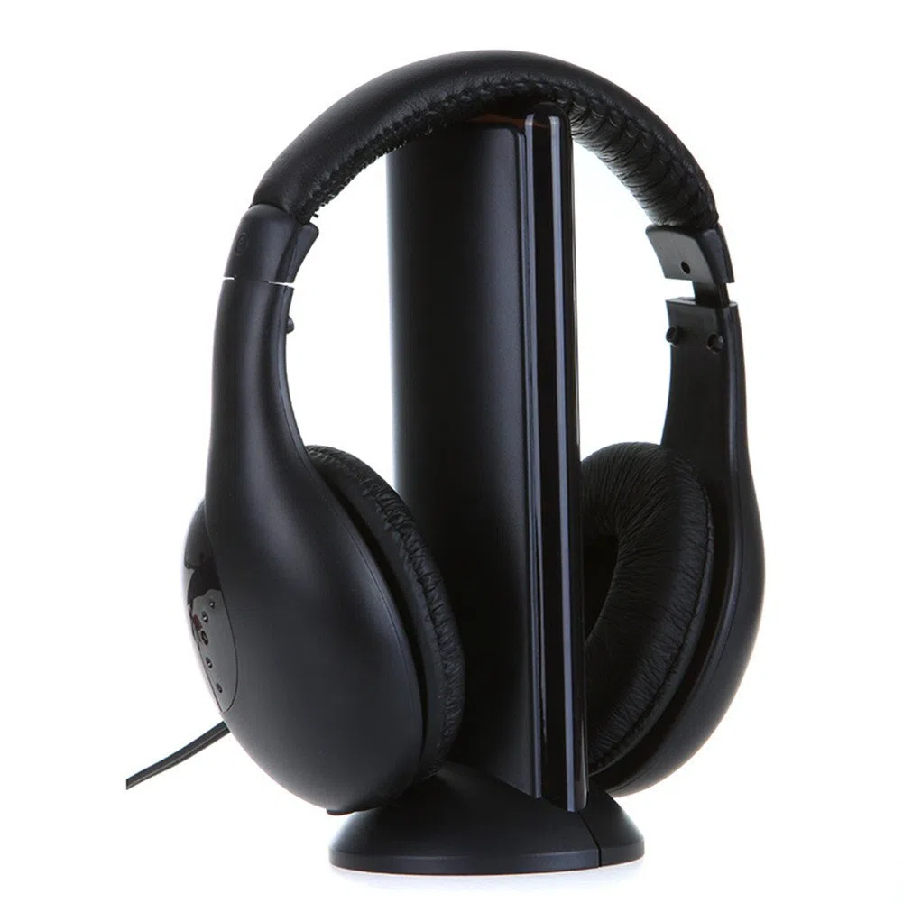 cuffie wireless HiFi per radio FM, MP3, PC, TV, telefoni cellulari audio