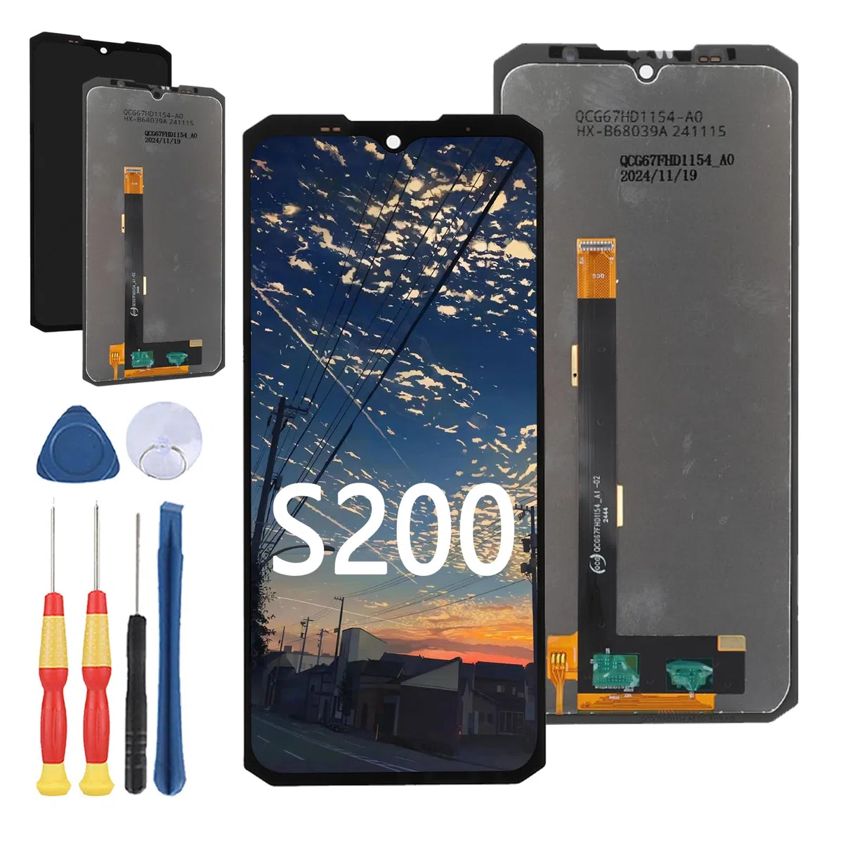 Nuovo Schermo di Ricambio Per DOOGEE S200 Display LCD Riparazione Dello Schermo e Strumento di Ricambio Accessori