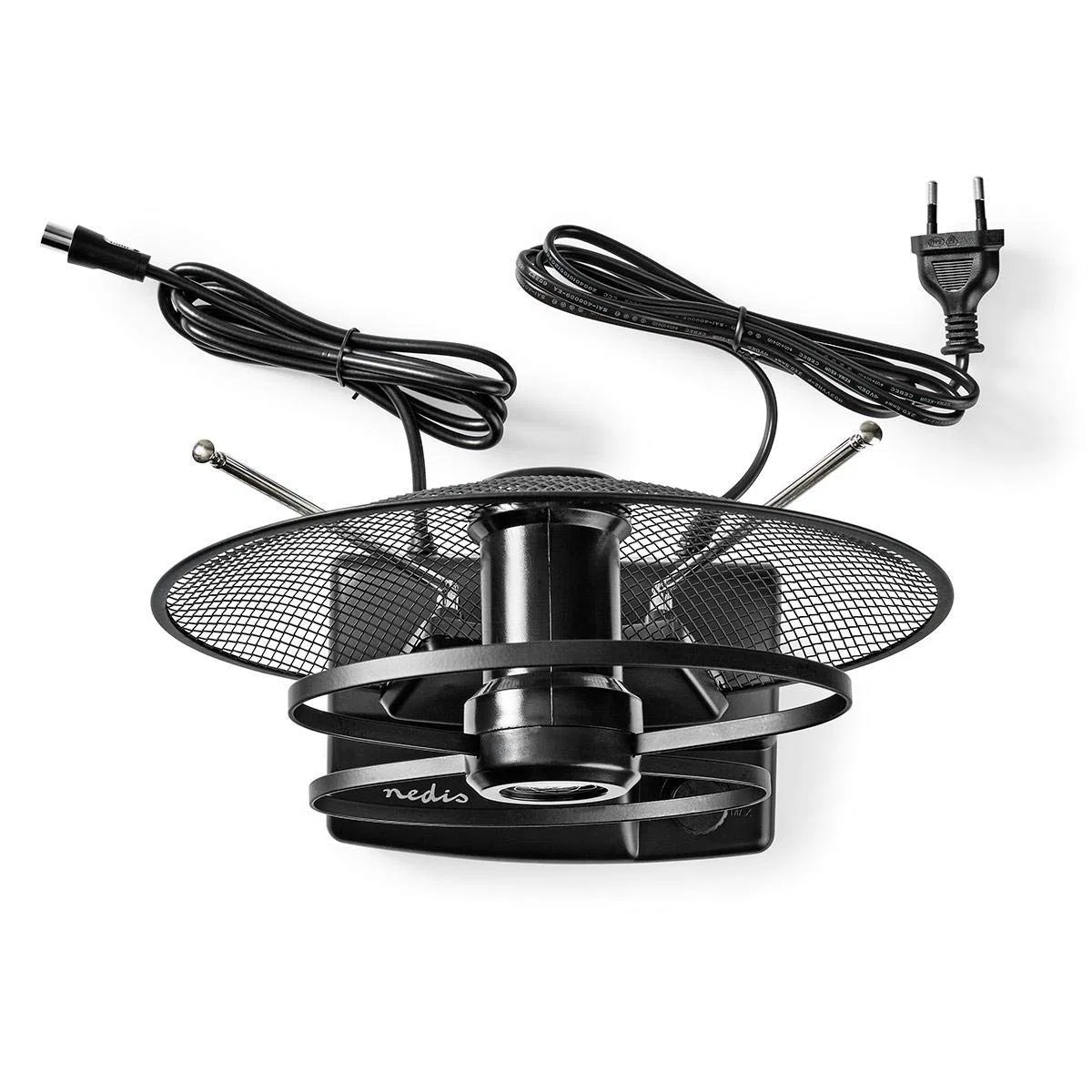 Nedis - Antenna HDTV - Guadagno 30-36 dB - FM/VHF/UHF - Portata 0-25 km - per interni