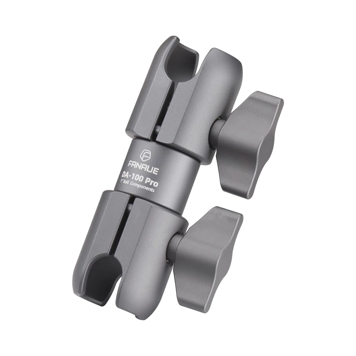 FANAUE Braccio girevole a doppio giunto, in Alluminio, Compatibile con Adattatori RAM Mounts di Dimensione B/Sfera da 1 Pollice. Lunghezza del Braccio di 94 mm (DA-100pro)