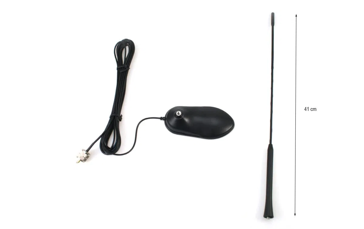 Quebec-MAGV/U D Antenna magnetica Bibanda Doppia Banda VHF-UHF