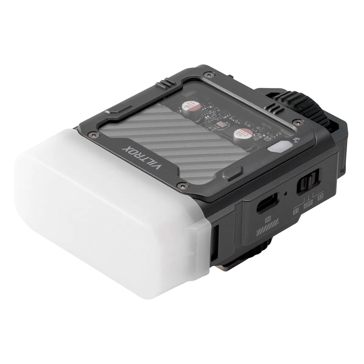 VILTROX TTL Flash Speedlite per Canon Fotocamera,Mini Flash GN16 con 7 Livelli di Potenza,Batteria da 26W/s 1800mAh,1 tempo di richiamo,Controllo Ottico S1/S2Compatibile con Canon,Grigio(Z3-C)
