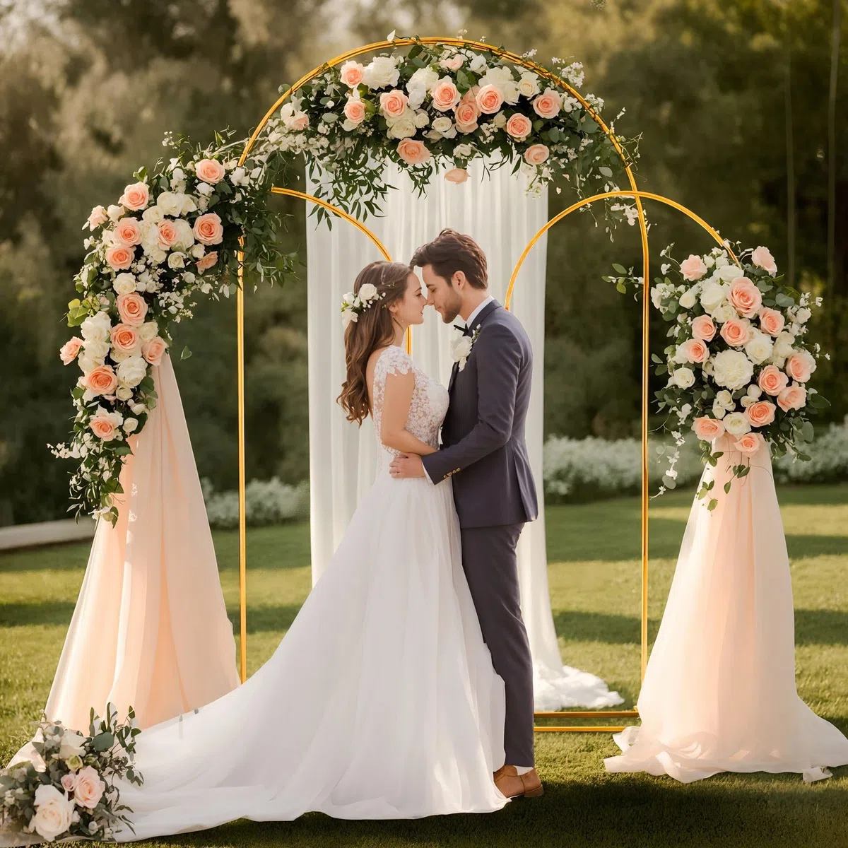 1 x 2 m supporto per arco da parete per palloncini sfondo fotografico COMUNIONE Wedding Rack 2 m pesi