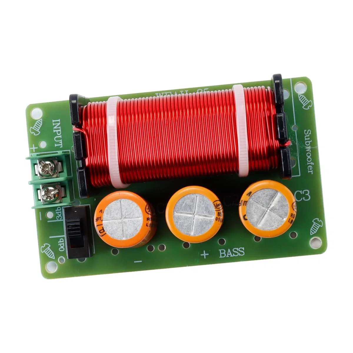 Filtro crossover, subwoofer Pure Bass da 200 W, divisore di frequenza, per casa, teatro, auto, studio musicale, altoparlanti, sistemi audio, riparazione
