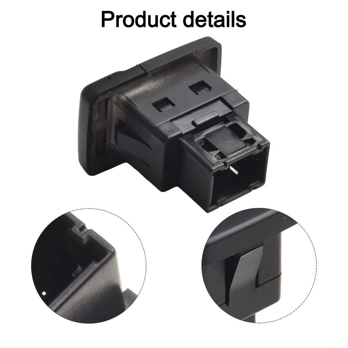 Modulo adattatore AUX lettore multimediale USB per Fiat 500, Panda, Punto, Linea (OEM 735547937) ABS nero aggiornamento audio auto