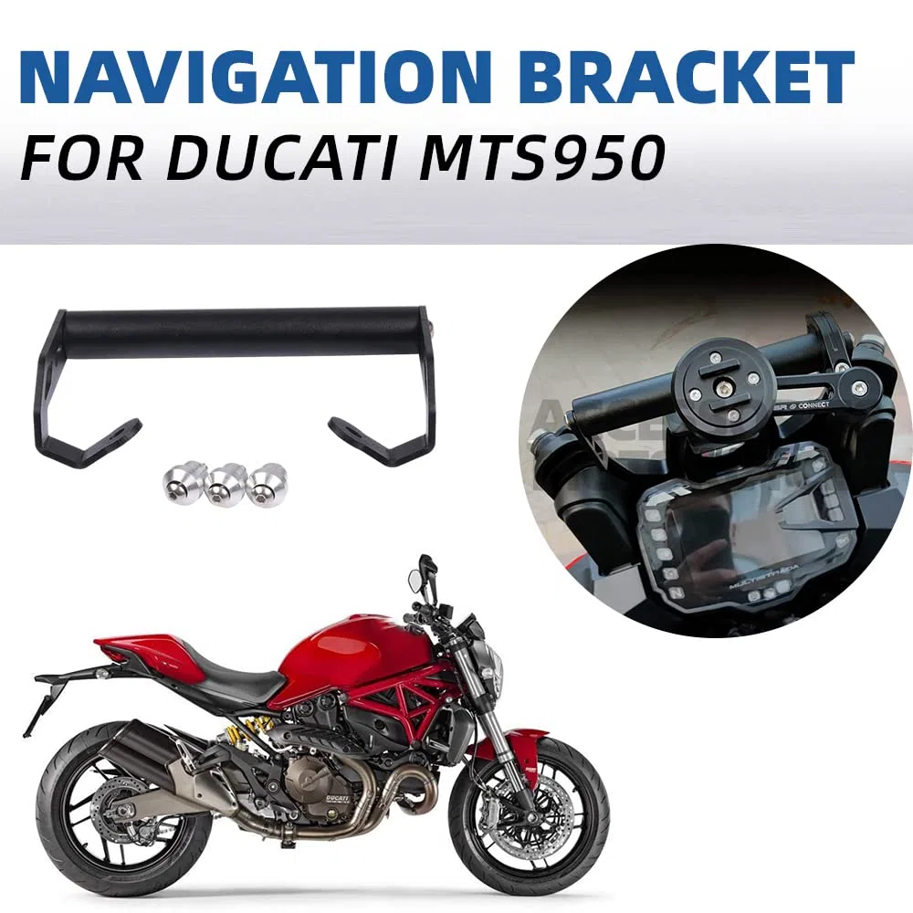 Motorcycle Crossbar Phone Holder Stand Holder GPS Navigation Plate Mount for Ducati MULTISTRADA 950 950S 1200S MTS 1200 1260 Enduro
