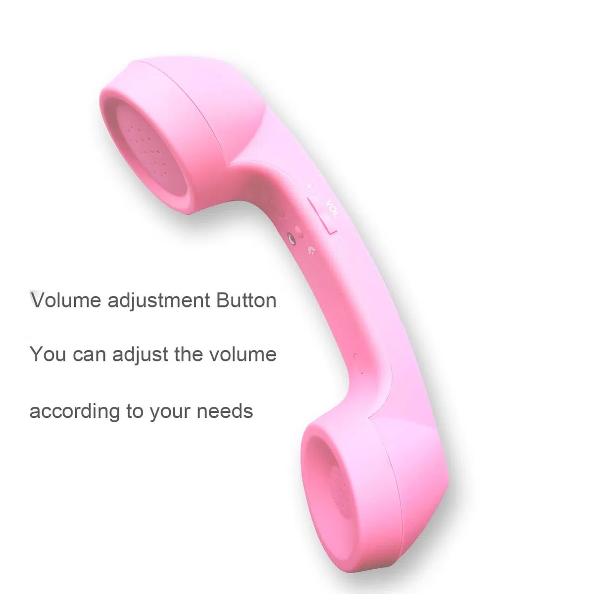 Auricolare e microfono wireless a forma di cornetta del telefono retrò, cornetta telefonica per cellulare，con cavo, per comode telefonate da cellulare