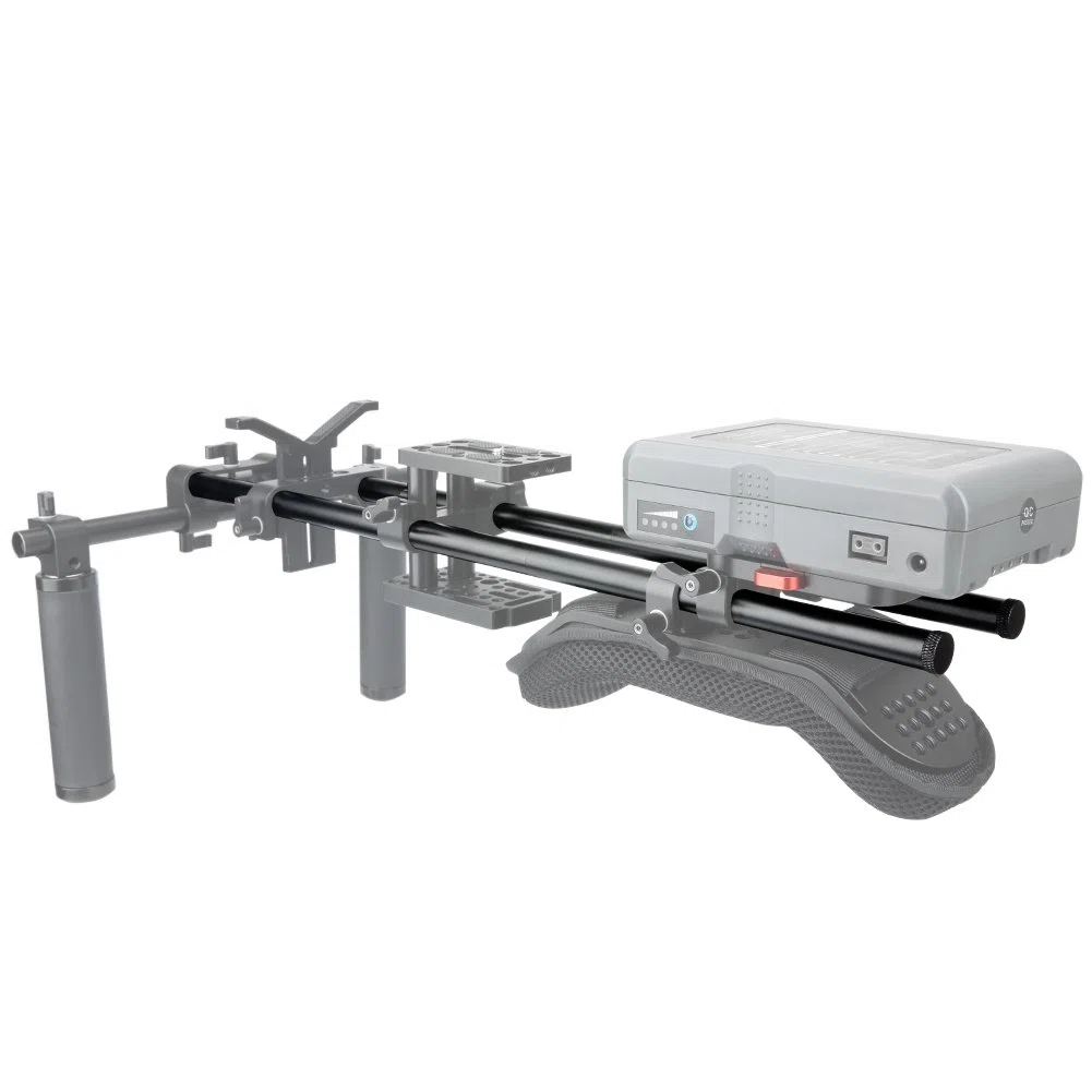 NICEYRIG tiges de 15 mm avec filetage M12 Tige capuchon Tige connecteur pour étendre pour 15 mm Coussinet d'épaule Rig Système de support