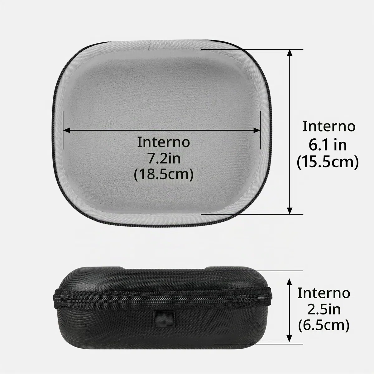 Custodia per cuffie Geekria Shield compatibile con JBL Tune 770NC, Tour ONE M3, E65 BTNC e altro, custodia da viaggio rigida di ricambio con spazio per cavi (Nero)