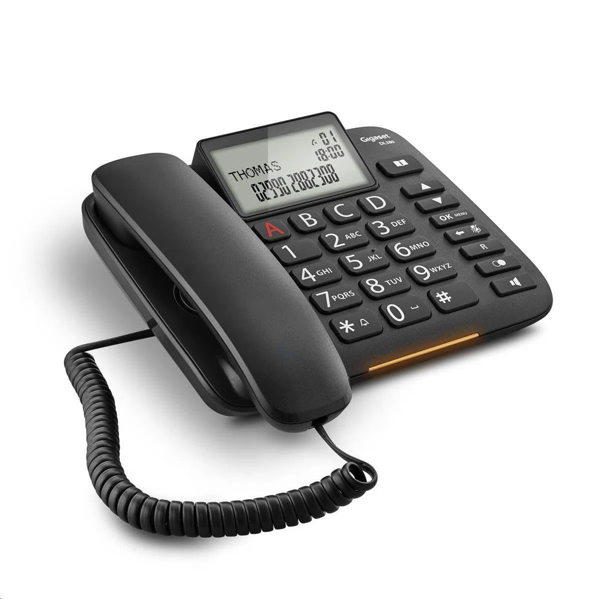 Telefon DL380 Czarny