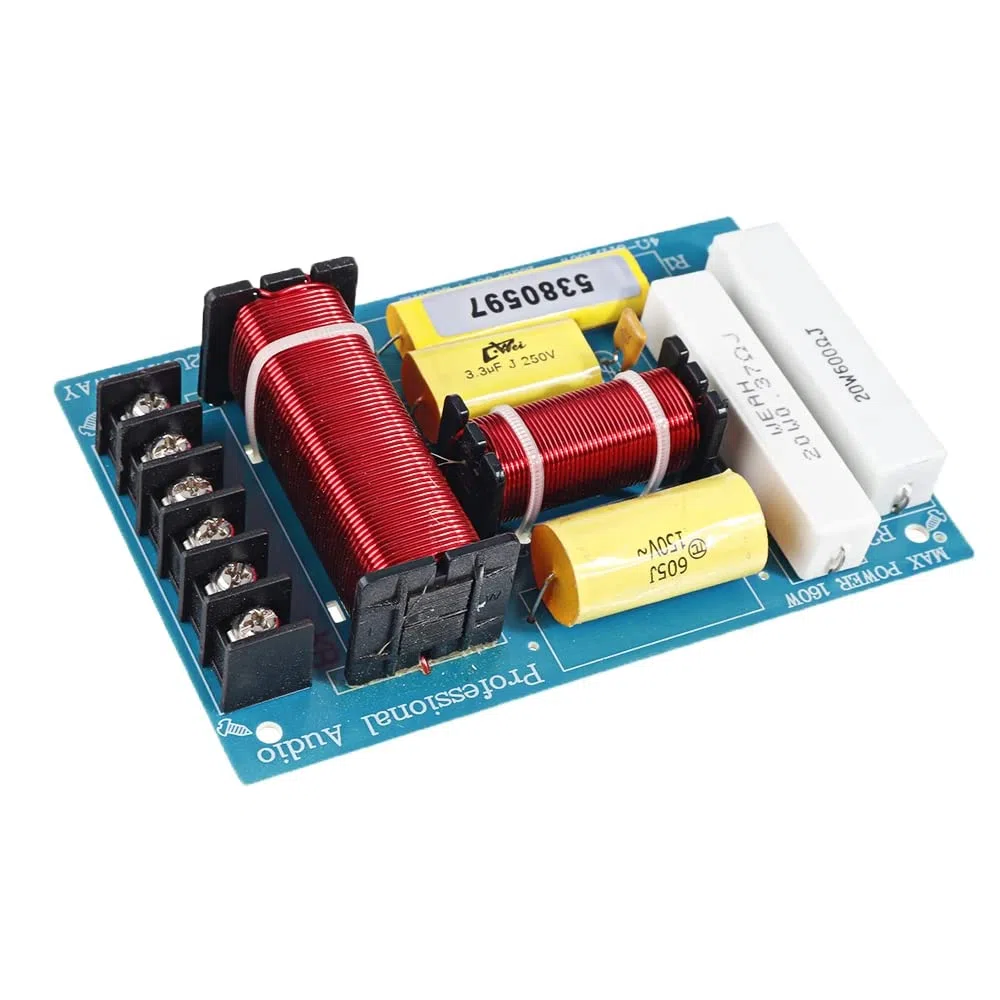 DollaTek 2Pcs Alto e Basso a due vie Crossover HIFI Modulo divisore di frequenza per altoparlanti di qualità audio per altoparlanti da palco professionali