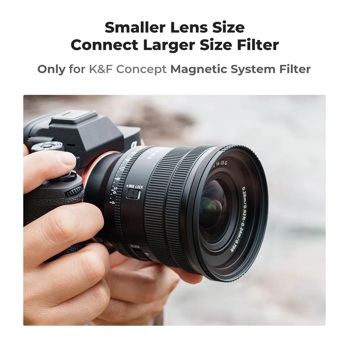 K&F CONCEPT Anelli Adattatori Filtri Fotografici Magnetici Step-up per Filtri 67mm-82mm