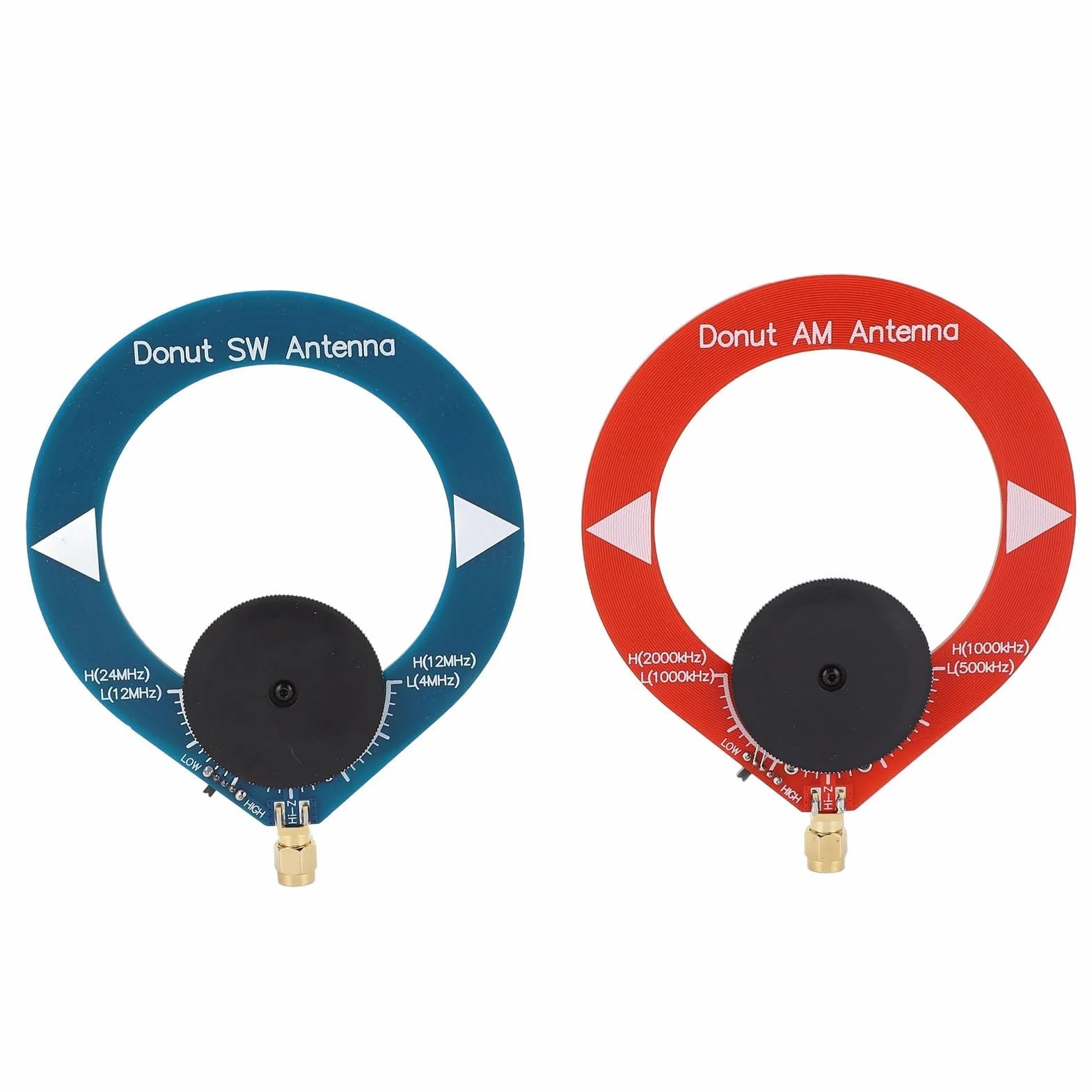 Antenna AM a Ciambella Portatile 2 Pezzi Antenna Mini Loop PCB per una Migliore Ricezione su Antenne Radio MW SW a Onde Corte