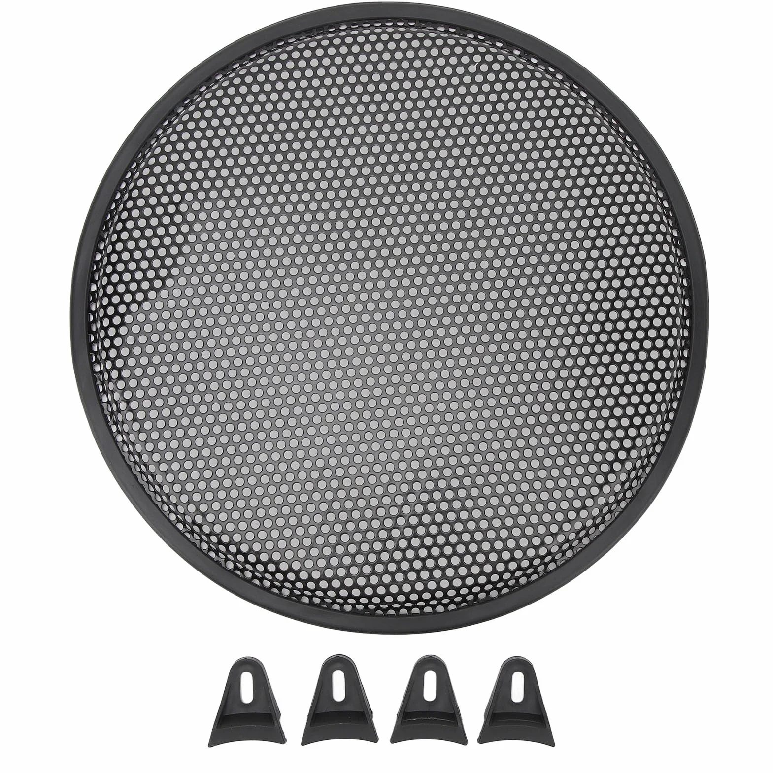 Ferro da Stiro per Copertura Griglia Altoparlante Subwoofer da 12 Pollici, Protezione Protettiva in Rete Audio per Camper con vestibilità Universale