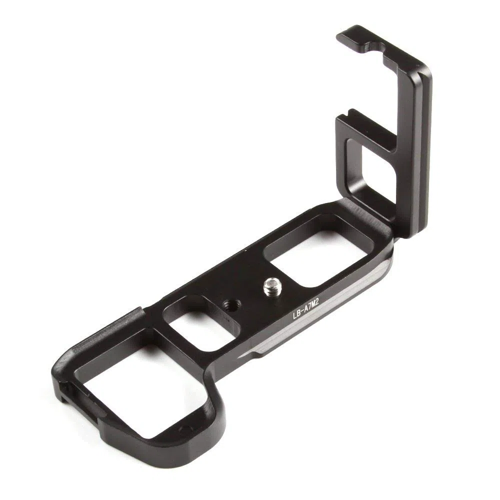 Hersmay LB-A7M2 Staffa verticale a L a sgancio rapido per Sony A7II, alluminio, Arca Swiss Standard, 108 g