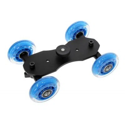 Ayex Table Dolly Mini Car Desktop Fotocamera DSLR Videocamera Binario Slider