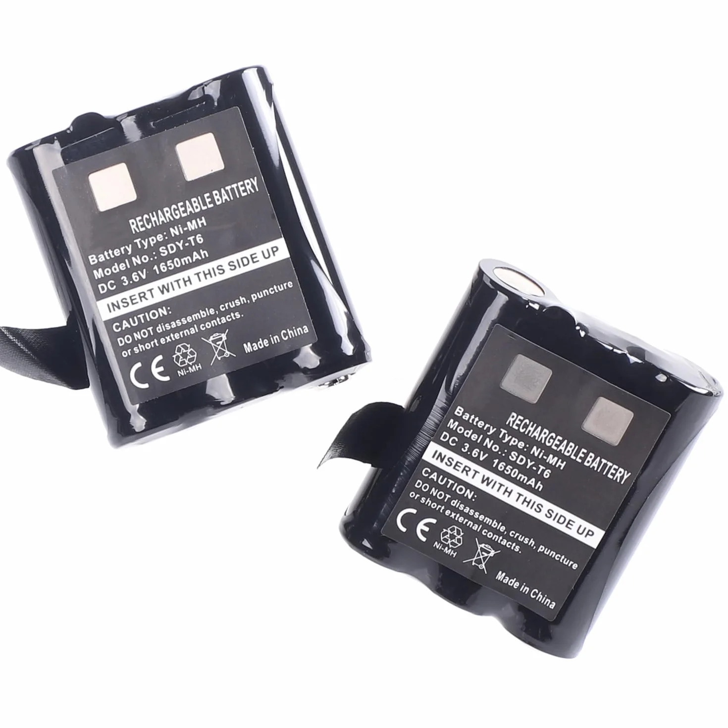 2 batterie 3,6 V 1650 mAh per Motorola Radio PMR446 Walkie Talkie Talkabout TLKR T92 H2O T82 Extreme T62 T605 H2O T600 T800 AA PMNN4477AR
