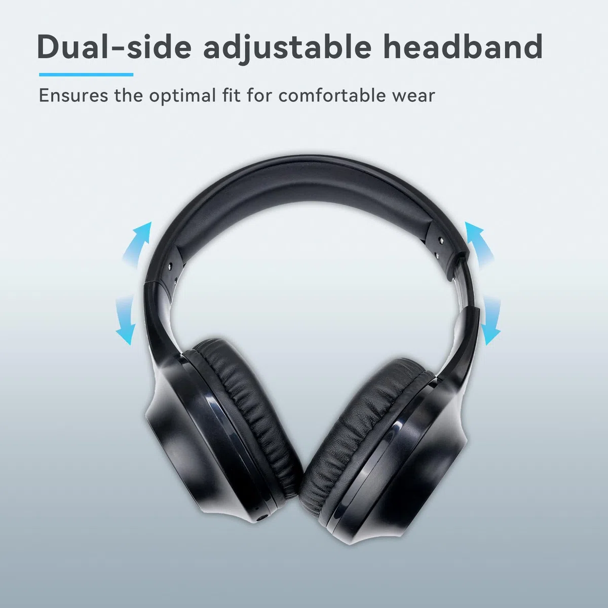 Retekess TR104P Cuffie Radio FM, Pieghevole Cuffie Over Ear, Ricevitore FM, Supporto Ingresso AUX Alimentato a Batteria,Adatto per Studenti che Studiano e si Esercitano