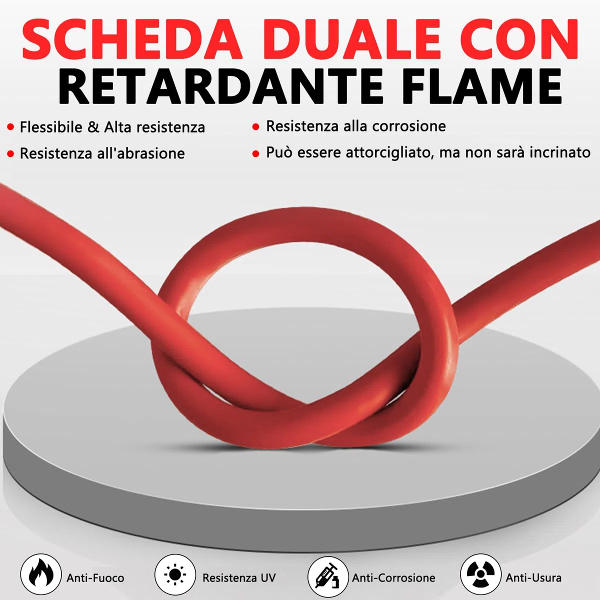 Oududianzi Cavo Solare 4mm²/6mm², Solare Pannello Cavo 1/2/3/5/8/10/15/20/30m, H1Z2Z2-K Cavo Fotovoltaico, Cavo di Prolunga Solare per Pannello Solare, Inverter e Regolatore di Carica (4mm² 5m)