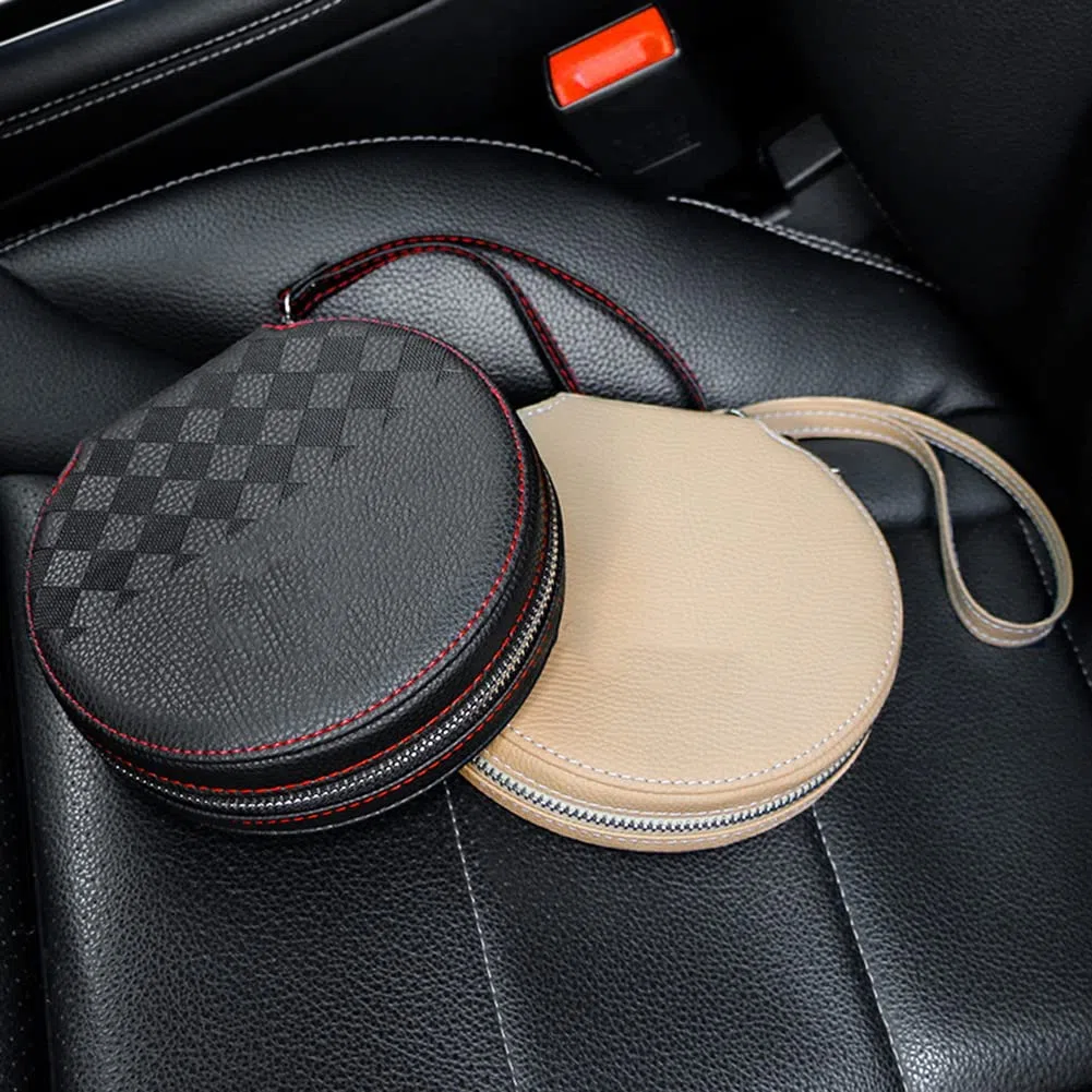 Asudaro Porta CD Portatile, Borsa Porta CD per Auto di Grande Capacità Visiera Parasole per Auto CD Tasca per DVD Custodia per CD/DVD Portatile in Pelle Pu per Viaggi in Auto Da Casa