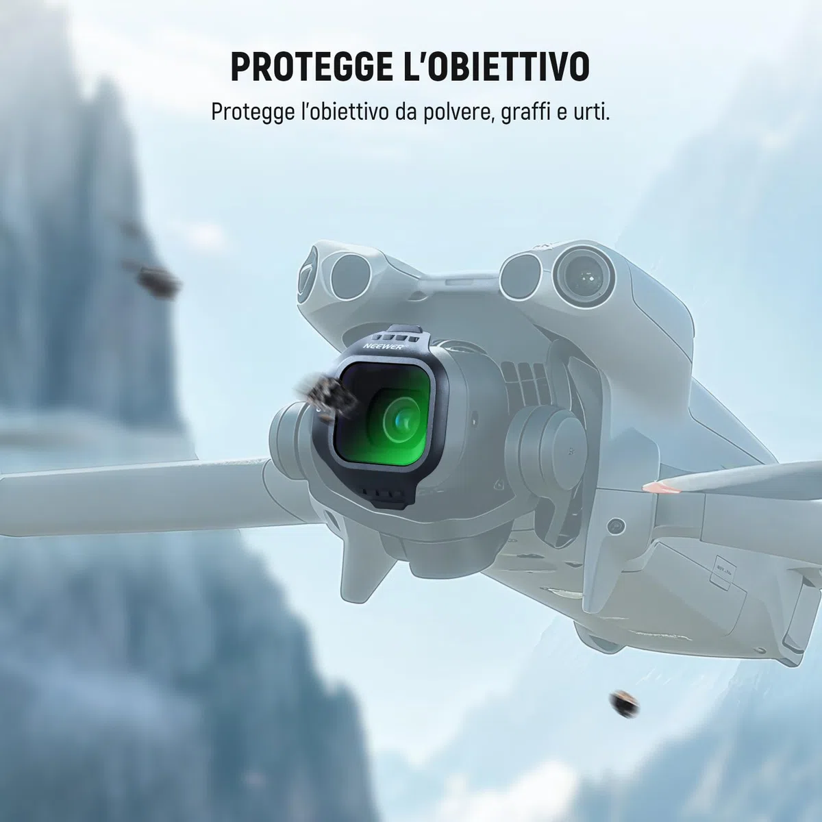 NEEWER Filtro UV Compatibile con DJI Mini 5 Pro Drone, Filtro Protettivo a Scatto per Obiettivo della Fotocamera in Vetro Ottico Multistrato, Accessori per Fotografia Videografia Aerea