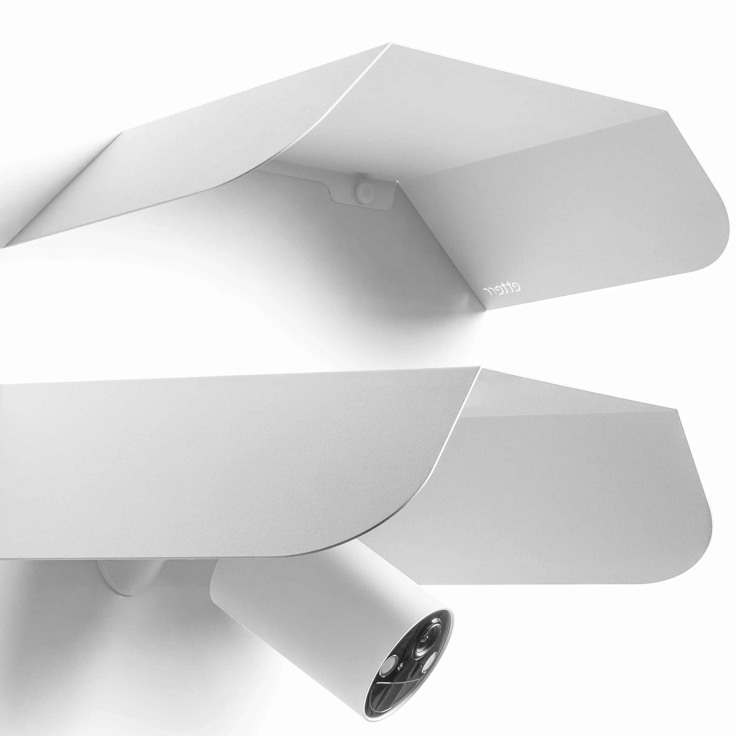• Tetto in metallo per telecamera di sicurezza • Visiera per tenda antipioggia, parasole • Tetto coperto, riparo e tetto per telecamera IP, CCTV e videocitofono • Protezione pioggia e raggi UV