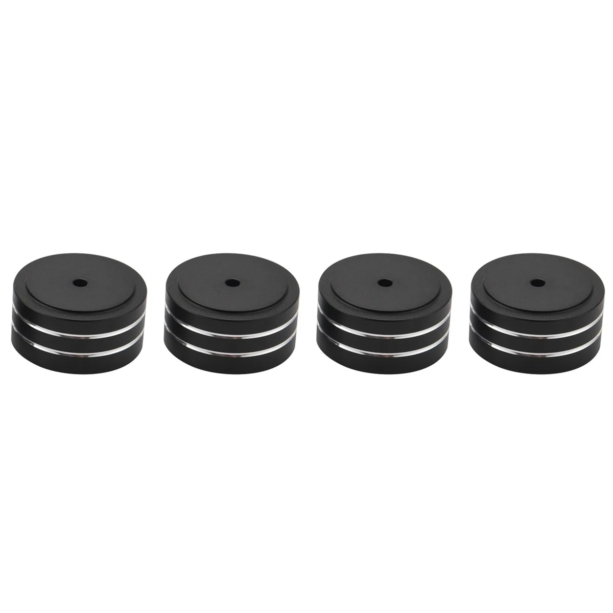 4 Piedi 40X20 Mm nel Alluminio HiFi AMP Altoparlante Stand di Supporto Giradischi Giradischi