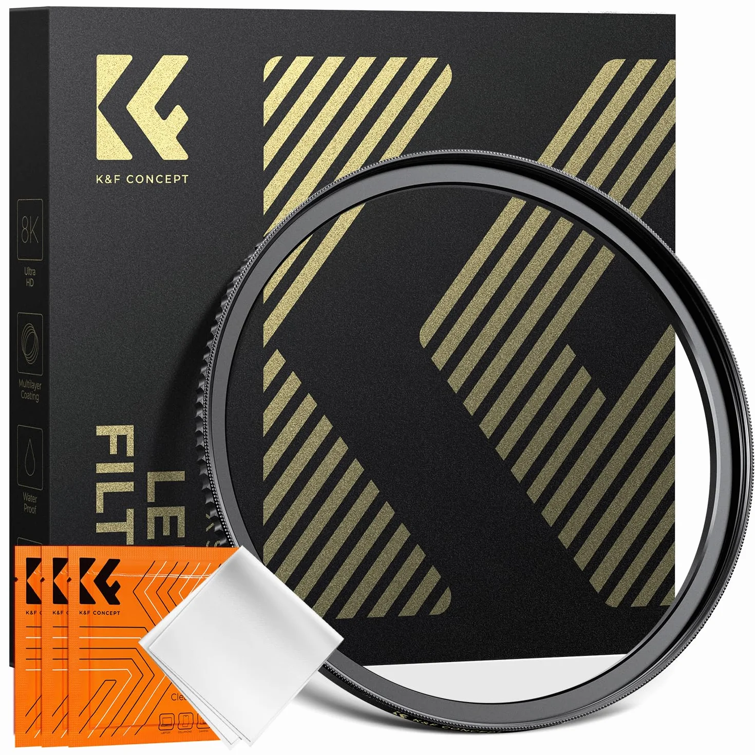 K&F CONCEPT Anelli Step Up Abelli Adattatori Filtri Fotografici in Ottone Step-up 67mm-82mm