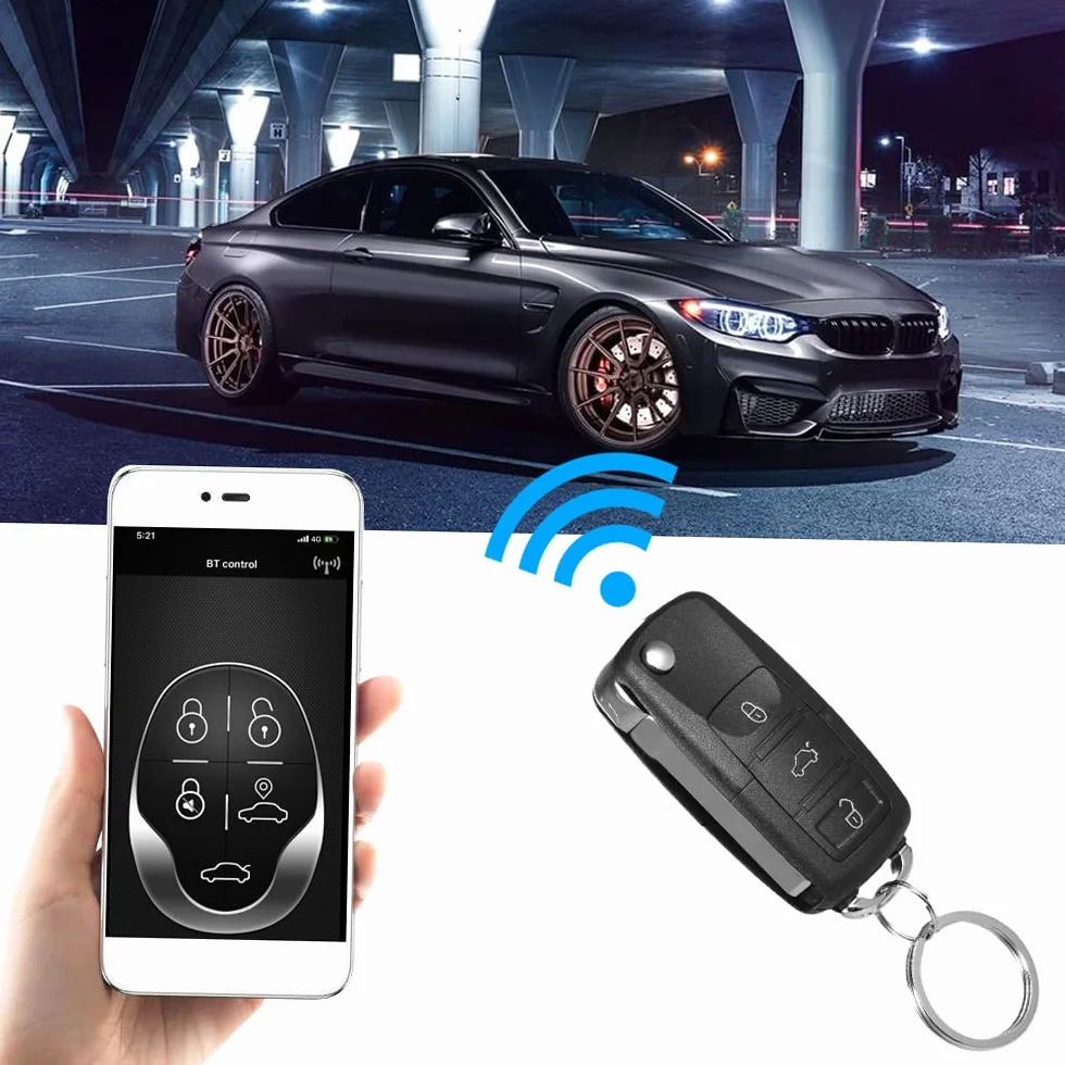 Shkalacar Sistema di chiusura centralizzata per blocco porta auto universale,Sistema di chiusura centralizzata con telecomando