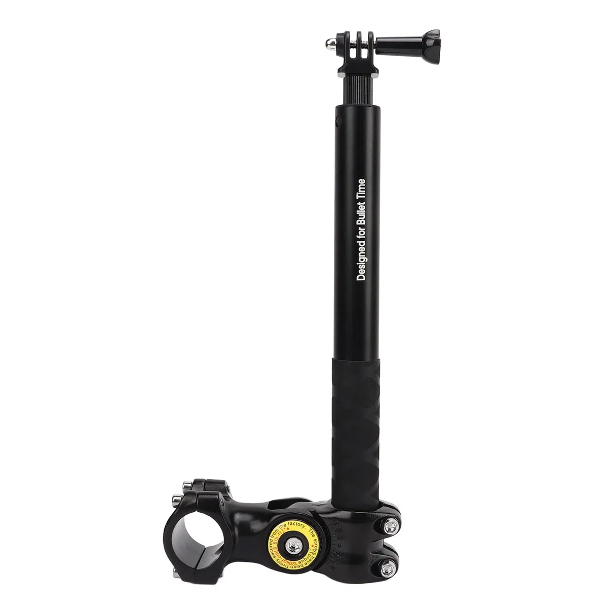 Morsetto per fotocamera da manubrio della bicicletta, supporto per fotocamera della bicicletta, supporto per fotocamera, supporto per barra protettiva per moto con bastone selfie