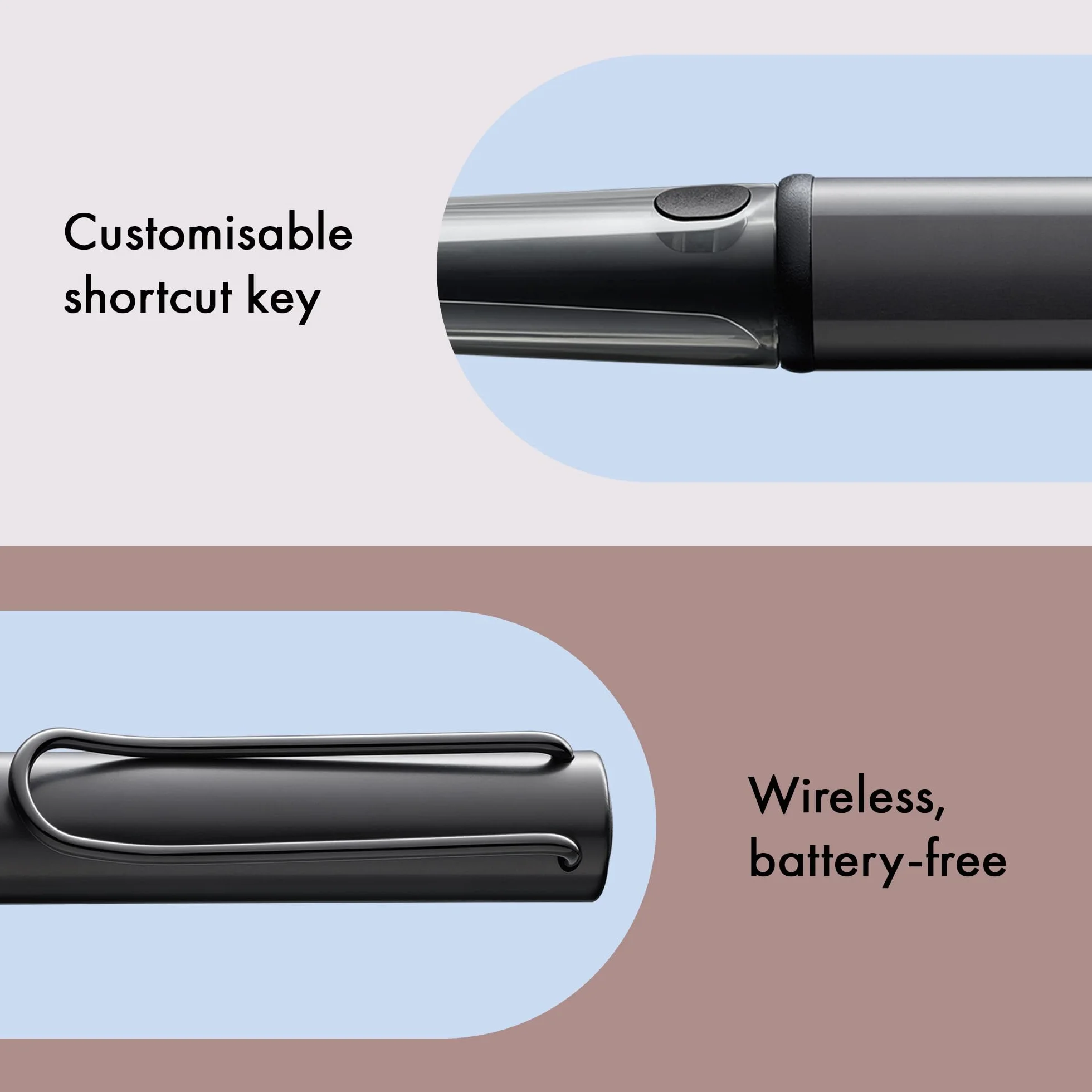 Lamy AL-star EMR black (punta PC/EL) - Penna stilo per molti dispositivi Android - con impugnatura ergonomica - scrittura e disegno precisi su supporti digitali - con tasto funzione