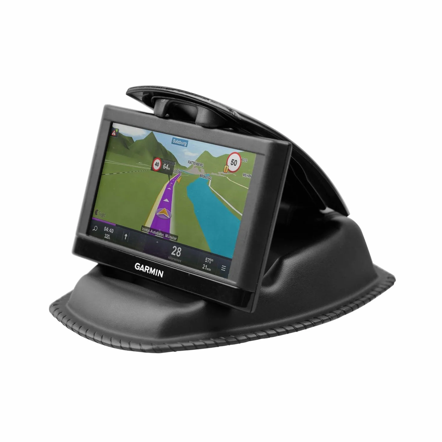 APPS2Car Supporto GPS 2 in 1 Antiscivolo per Auto Camion Garmin Nuvi Tomtom Via GO Magellan Roadmate iPhone