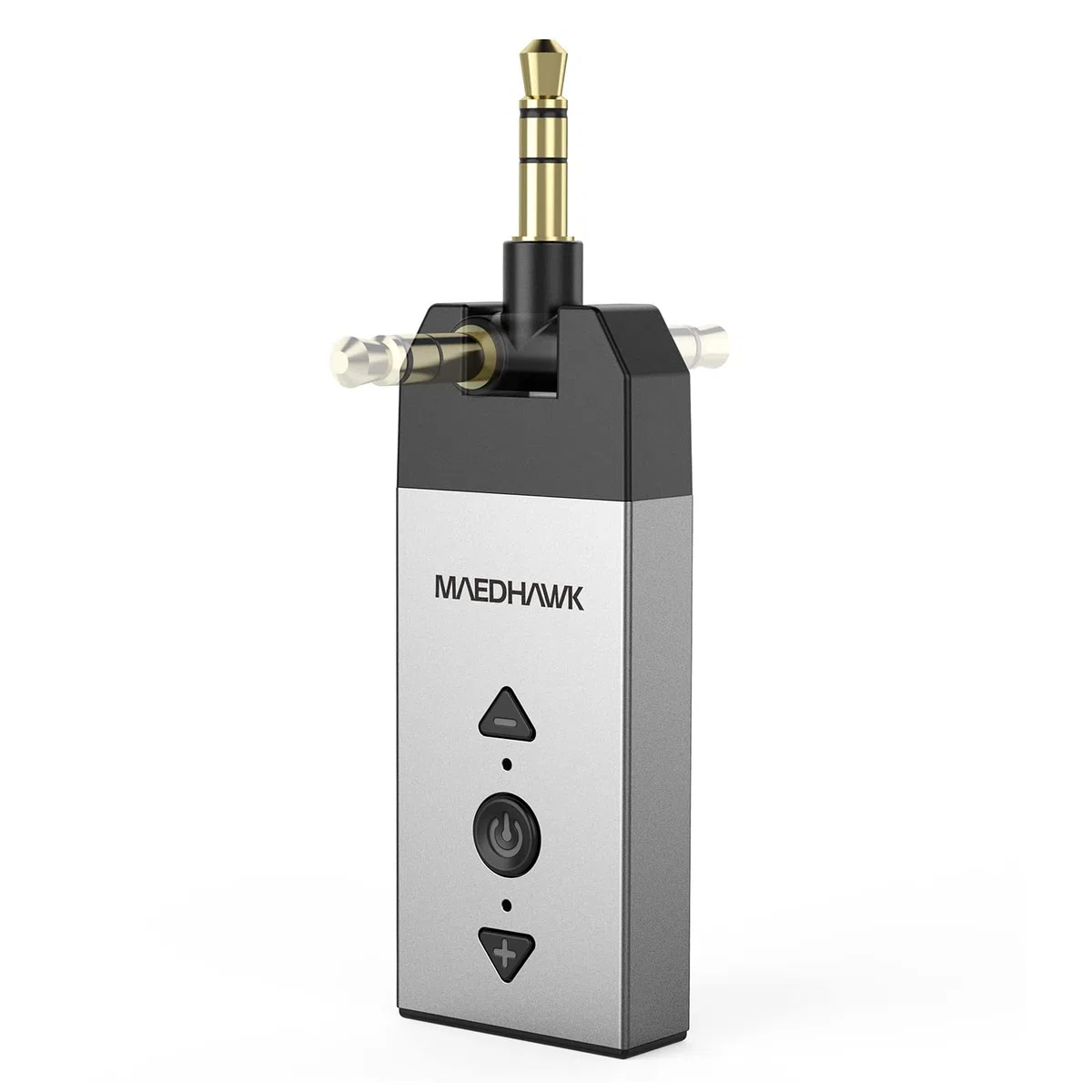 MAEDHAWK Ricevitore Bluetooth 5.2 per Auto con Jack Aux da 3,5 mm Ruotabile Kit audio wireless A2DP per Auto, Altoparlanti per Streaming di Musica Stereo per la casa, Chiamate in Vivavoce