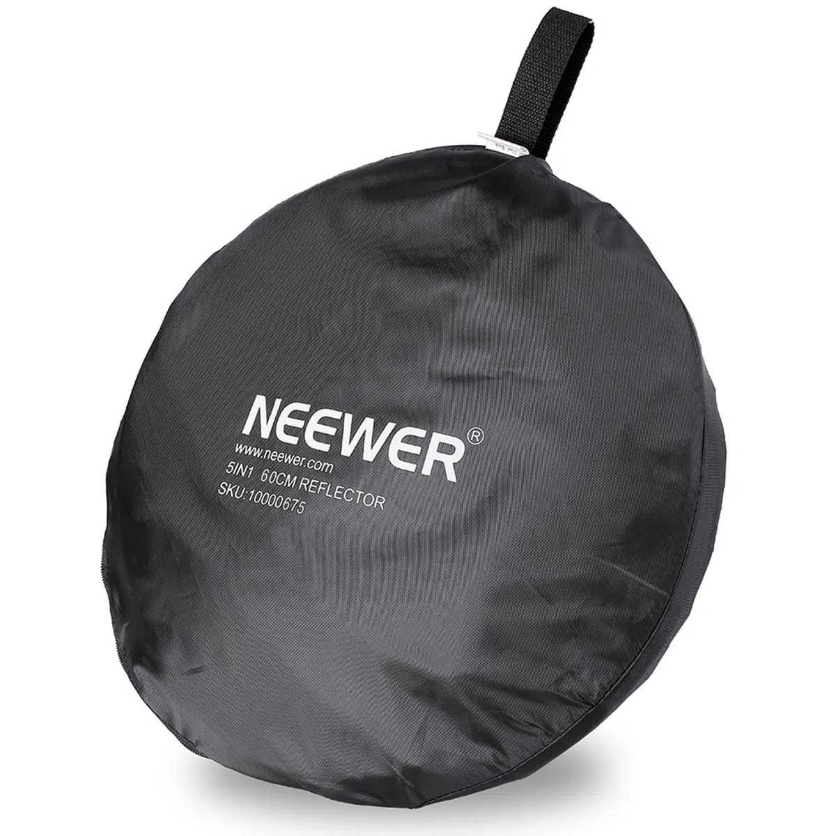 NEEWER 60cm Riflettore di Luce Diffusore di Luce 5 in 1 Multi Disco Pieghevole con Borsa - Traslucido, Argento, Oro, Bianco e Nero per Fotografia da Studio Illuminazione e Illuminazione per Esterni