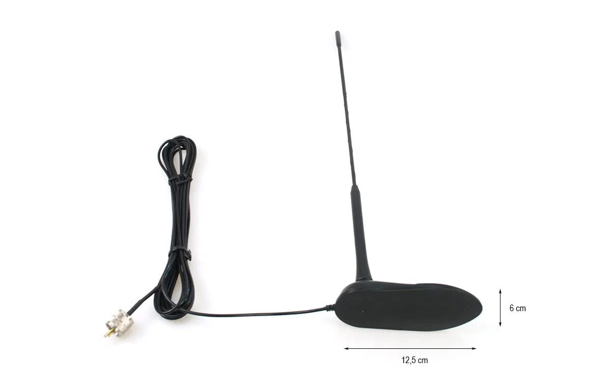 Quebec-MAGV/U D Antenna magnetica Bibanda Doppia Banda VHF-UHF