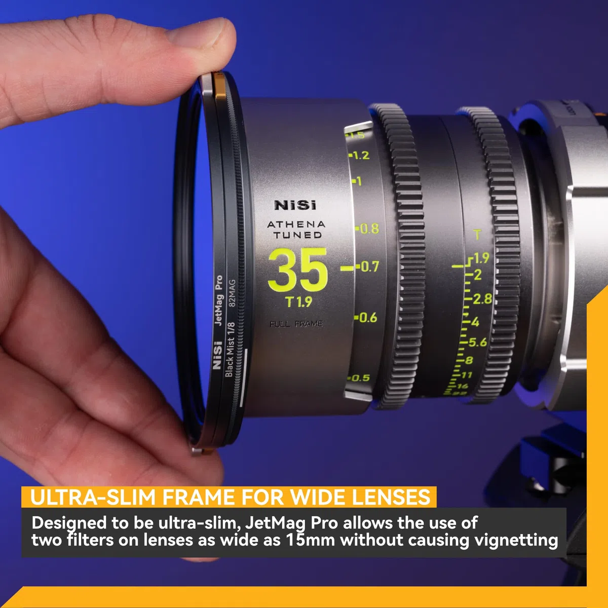 NiSi 82mm JetMag Pro Magnetic Black Mist 1/4 Filtro magnetico per diffusione Promist Efficace per fotocamera (da utilizzare con l'anello adattatore JetMag Pro)