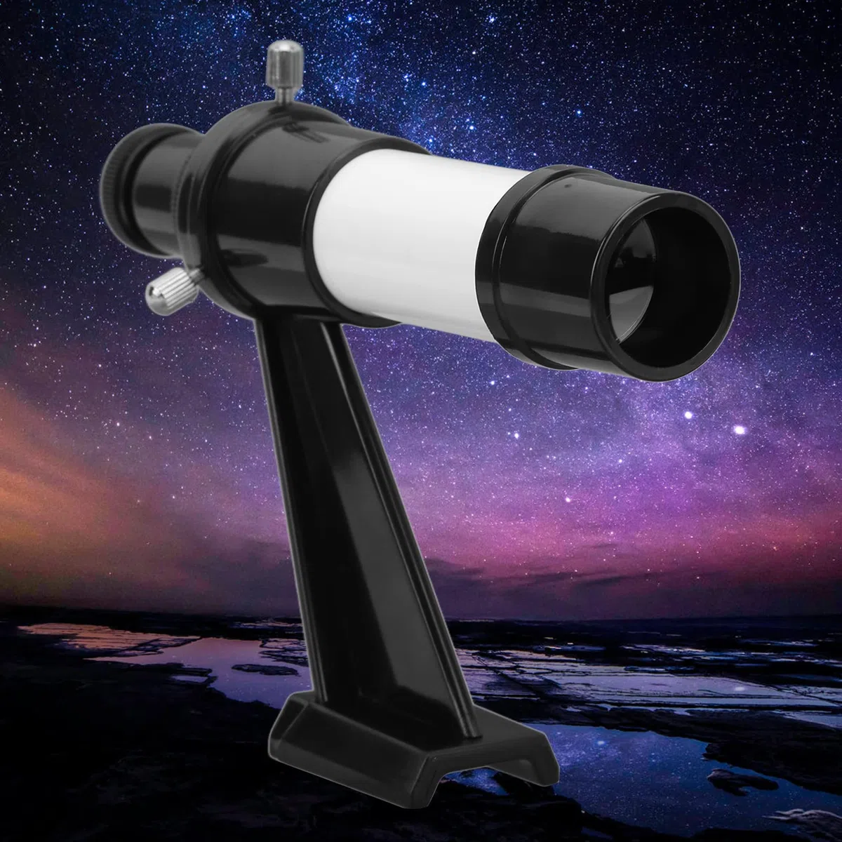 Mirino del Cercatore del Telescopio Astronomico 5X 5X Telescopio Astronomico Finder Scope con Base Inline Supporto 5x24 Portatile Mirino Telescopio Finderscope