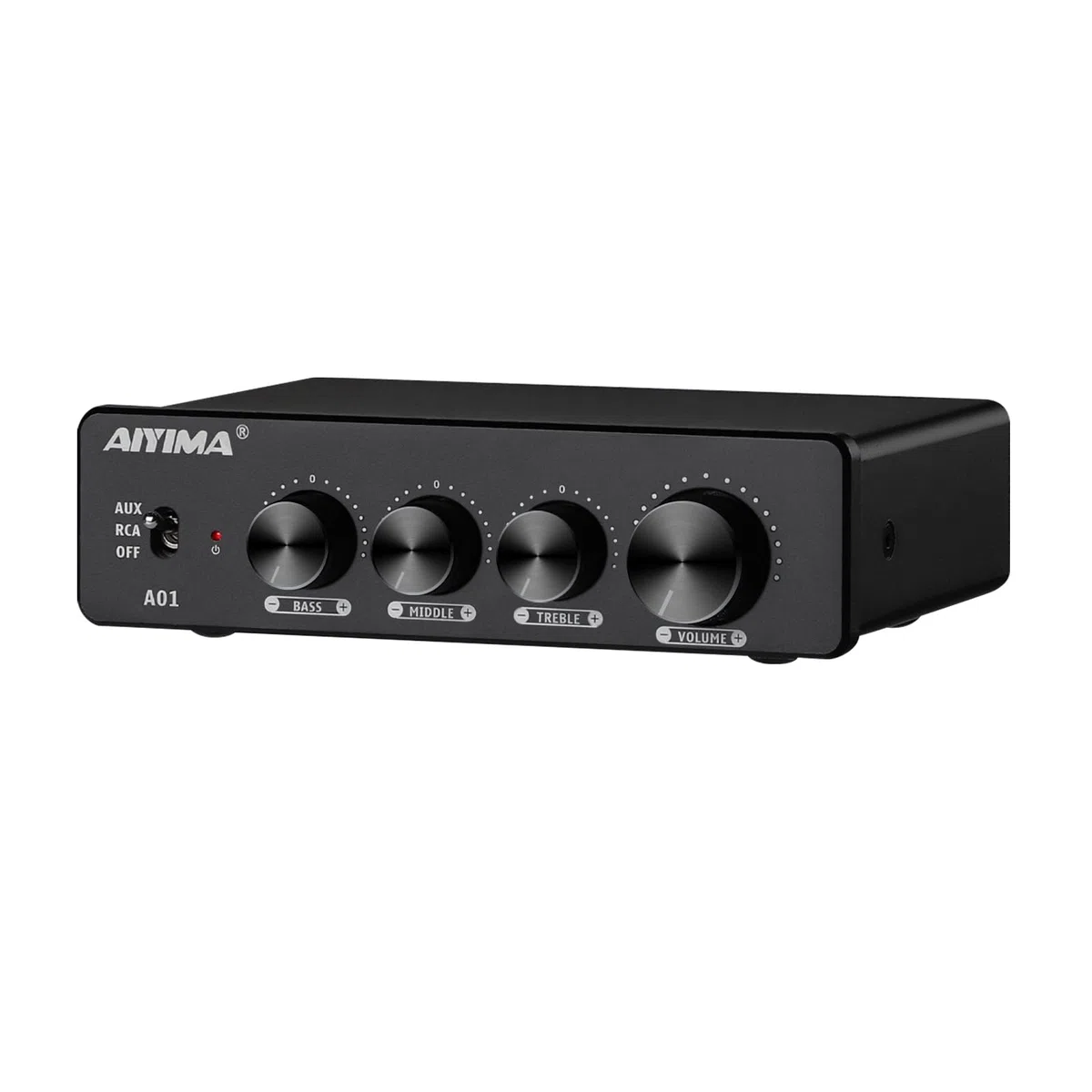 AIYIMA A01 TPA3116 Amplificatore di potenza 2.0/2.1 CH Stereo HiFi Amplificatore di Classe D Integrato per altoparlante domestico 100W Mini Amplificatore con Bass Alto Treble Control