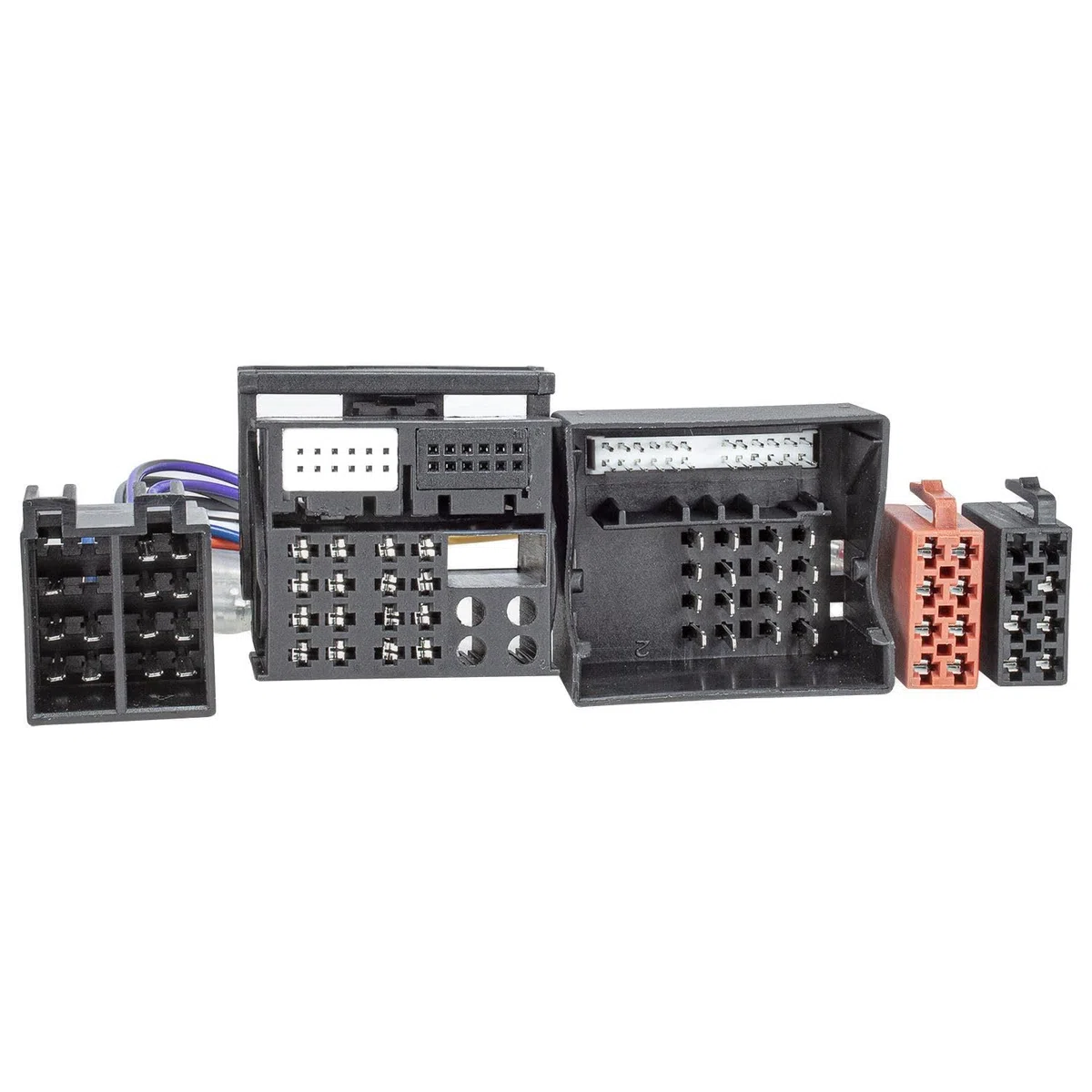 tomzz Audio 7315-005 Cavo a T ISO (40 cavi) compatibile con Ford dal 2004 in poi con Quadlock per l'alimentazione in vivavoce ISO amplificatore per THB Parrot Dabendorf i-sotec Match